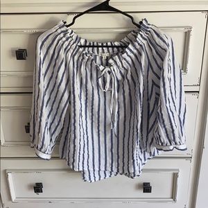 Off the shoulder 3/4 sleeve